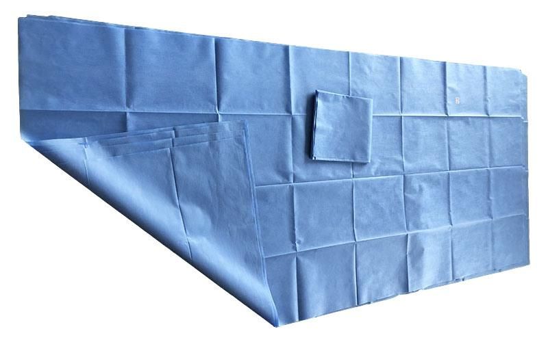 Blue PP Spunbond Nonwoven Fabric Disposable Bed Sheet