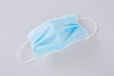 Disposable 3 Ply Blue Color Face Mask Non-Woven Wholesale Face Mask