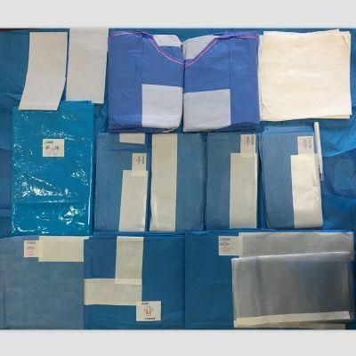 Sterile Orthopedic Surgical Pack with U-Shape Drape