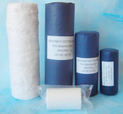 Absorbent Cotton Wool Roll 100% Cotton Hospital Quality Cotton Roll