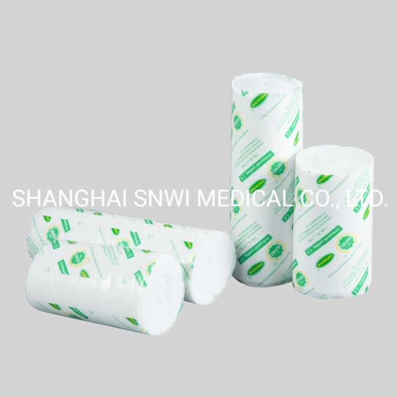 High Quality Hospital Surgical Dressing Cotton Absorbent Gauze Roll (Hemostatic gauze)