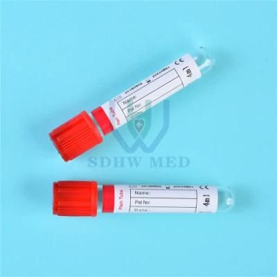 Red Color Plain No Additive Vacuum Tube