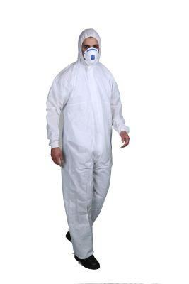 Breathable Disposable SMS Nonwoven Tyvek Coverall for Doctor/Surgeon/Patient/Visitor