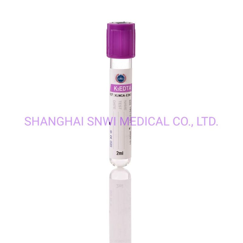 Disposable Vacuum Glass Pet Plain Gel Clot Activator ESR PT Lithium Sodium Heparin EDTA Nucleic Acid Test Micro Anticoagulant Serum Blood Collection Tube