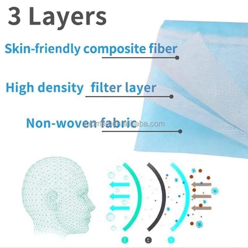 Disposable Nonwoven Doctor Face Mask Earloop Face Mask