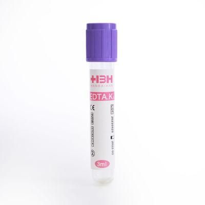 Low Price High Quality Vacuum Collection Tube K3 EDTA Tube for The Hemocyte