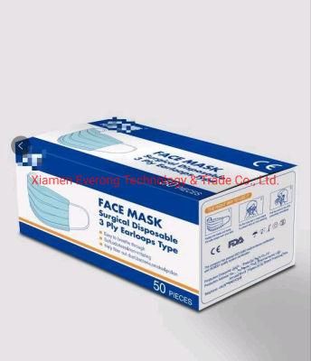 High Quality FDA Ce Certification 3ply Disposal Face Mask with Adult &Children Bulk in Stock Big Wholesale