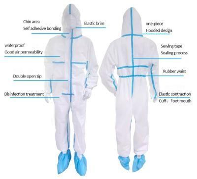 Protective Suit Disposable Protective Clothing Waterproof Full Body Protection Suit High Quality Lycra Spandex Clothing Suppliers Exposure Suit