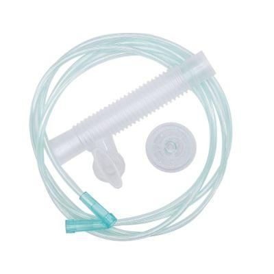 Disposable Medical High Quality PVC Mouthpiece Nebulizer Green Color