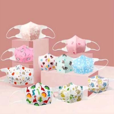 Kids Children Cotton Anti-Dust Face Mouth Mask Cartoon Pm2.5 Protective Respirator Reusable Anti Flu Mask