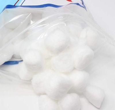 OEM Medical Absorbent Cotton Wool Balls Organic Non-Sterile Cotton Balls