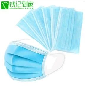 3mm Broad Ear Rope Safety 3 Ply Non-Woven Medical Face Mask