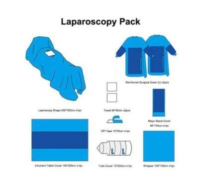 Surgical Hip Pack Disposable Hip Drape Pack for Clinic, Operation Room, Hospital