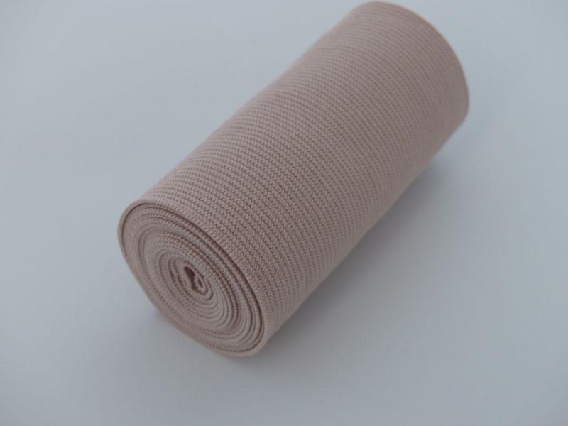 White Color High Compression Elastic Meatl Clip Bandage OEM Color