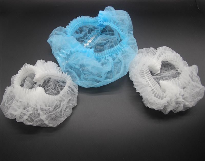 Breathable Disposable Nonwoven Polypropylene Surgical Bouffant Cap