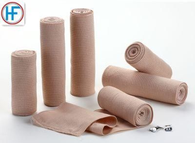 Medical Chinese Manufacturer Hot Sale Natural Color Elastic Crepe Bandage with OEM