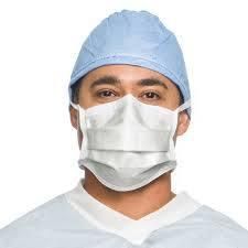 Masque Chirurgical Anti Buee Lanieres Anti-Fog Surgical Mask with Straps