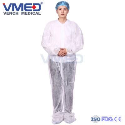 Nonwoven Disposable Protective Medical Coverall with Boots for Doctor