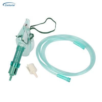 CE ISO Approved Disposable Medical Grade Sterile PVC Transparent with Tubing Oxygen Venturi Mask