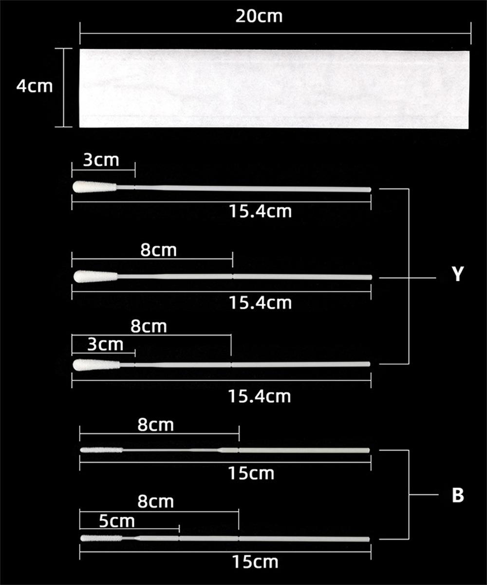 Sterile Nasopharyngeal Nylon Specimen Flocked Swab Nasopharyngeal Swab Nasal Swab