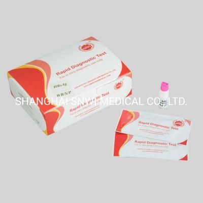 Medical Diagnostic Products High Accuracy Hepatitis B Whole Blood/Serum/Plasma Hbsag One Step Rapid Strip/Cassette Test Kit