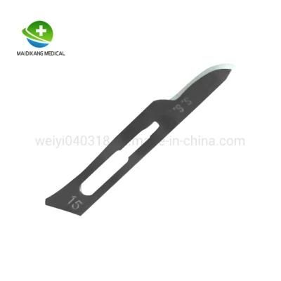CE ISO Approved Medical Sterile Disposable Carbon Steel or Stainless Steel Surgical Blades Medical Scalpel or Knives