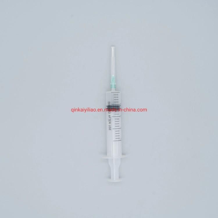 Super Quality Disposable Syringe with Needle FDA 510K Registered