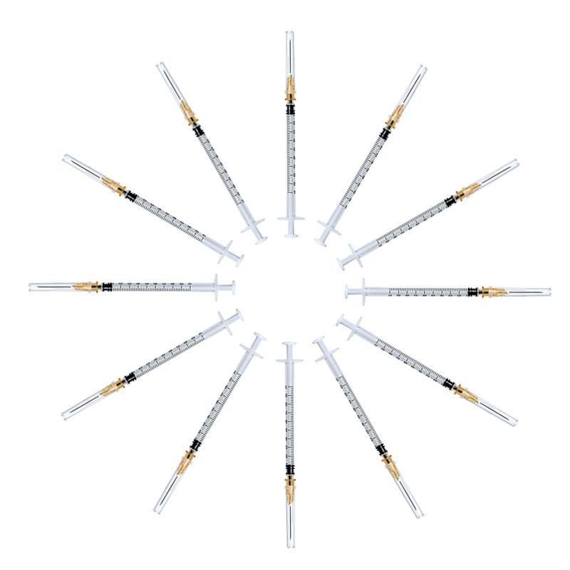 1ml Cc Sterile Disposable Syringe for Vaccine Injection with 23G/25g Needle