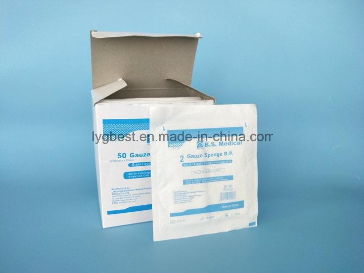 Hot Sale Medical Disposable Gauze Swab with X-ray Detectable Threads