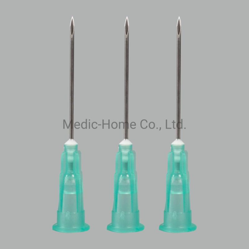 High Quality Medical Stainless Steel Customized Color Hypodermic Needles for Injection in Bulk