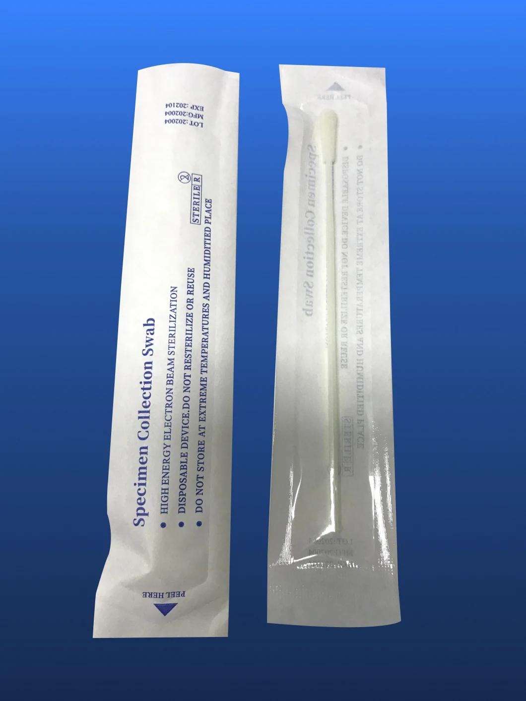 Medical Supply Virus Preservation Medium with Sterile Flocked Swab Sampler