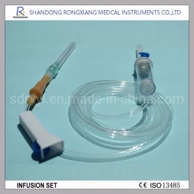 Ce ISO Ethylene Oxide Sterilization Medical Supply Disposable Infusion Set with Syringe Needle Good Quality IV Set Price Low Y Site