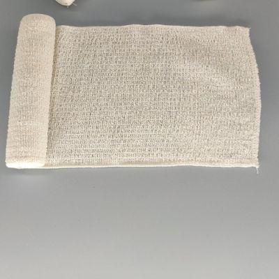 Natural White 15cm X 4.5m Stretched Length Non Sterile Medical Dressing Cotton Elastic Crepe Bandage