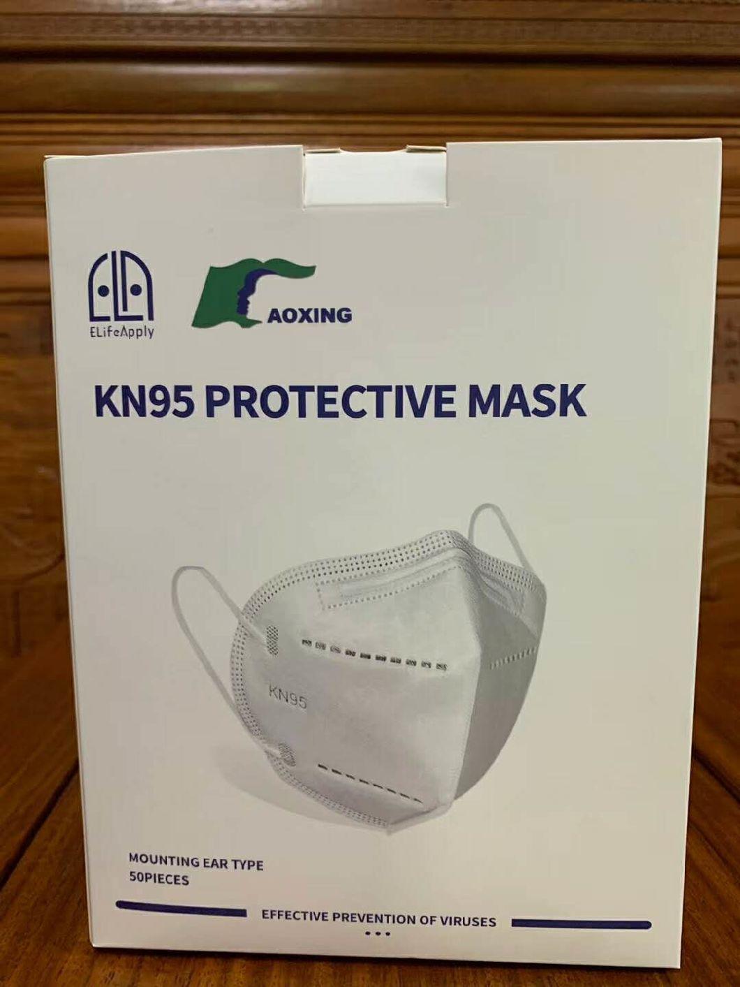 Kn95 Mask Ffp2/ Dust Mask Ffp2/Printed Face Mask for Dust/ Nonwoven Face Mask Kn95