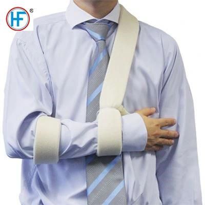 Mdr CE Approved Hot Sale White or Skin Color Arm Sling Bandage Made of Cotton and Foam