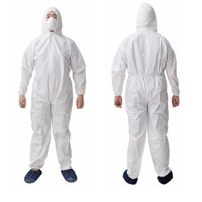 Factory Sf Microporous Non Sterile Protection Protective Overall Disposable Non-Woven Medical PPE Coverall