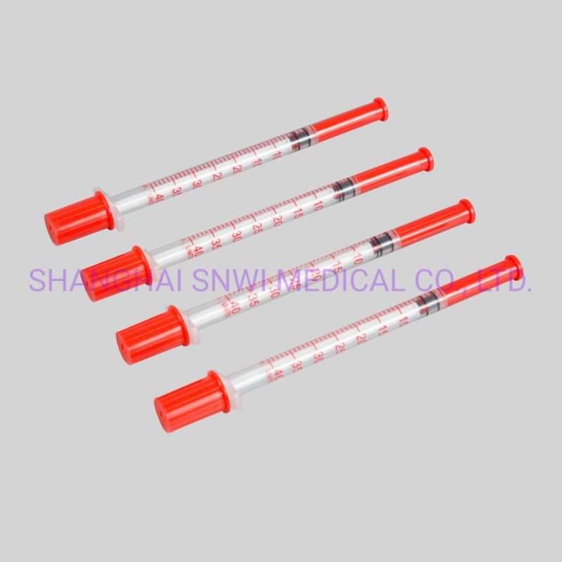 High Standard Medical Product Disposable Syringe for Single Use