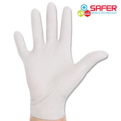 Disposable Medical White Nitrile Gloves From Malaysia