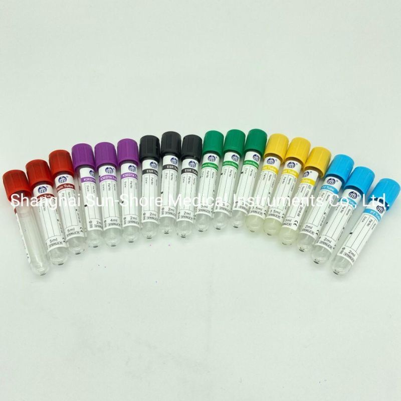 OEM Disposable Vacuum Blood Collection Tubes EDTA Tube Gel Tube