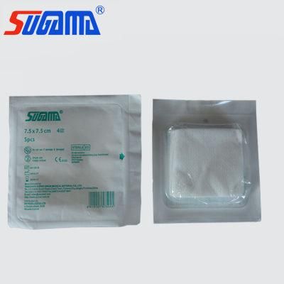 Medical Sterile Cotton Gauze Sponge Bleached Cotton