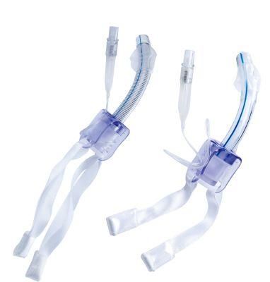 Disposable Cuffed or Uncuffed Tracheostomy Tube with Inner Cannula