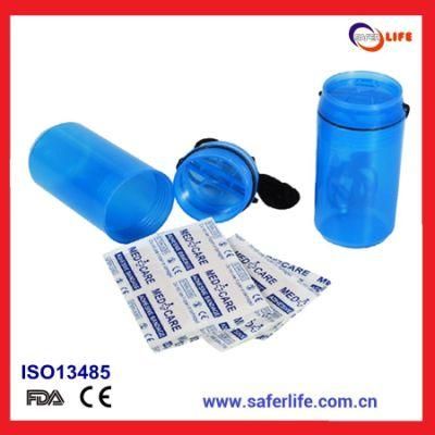 Colored Dispenser with 5 Bandages Waterproof Mini Plaster Kit