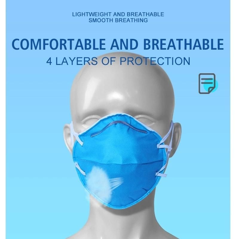 New Designed Colorful Disposable Respirator Filtering 5 Layer En 149 Face Mask FFP2 Color Mask