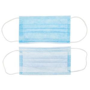 Disposable Medical Protective 3 Ply Non Woven Fabric Face Mask Non Sterile and Waterproof,