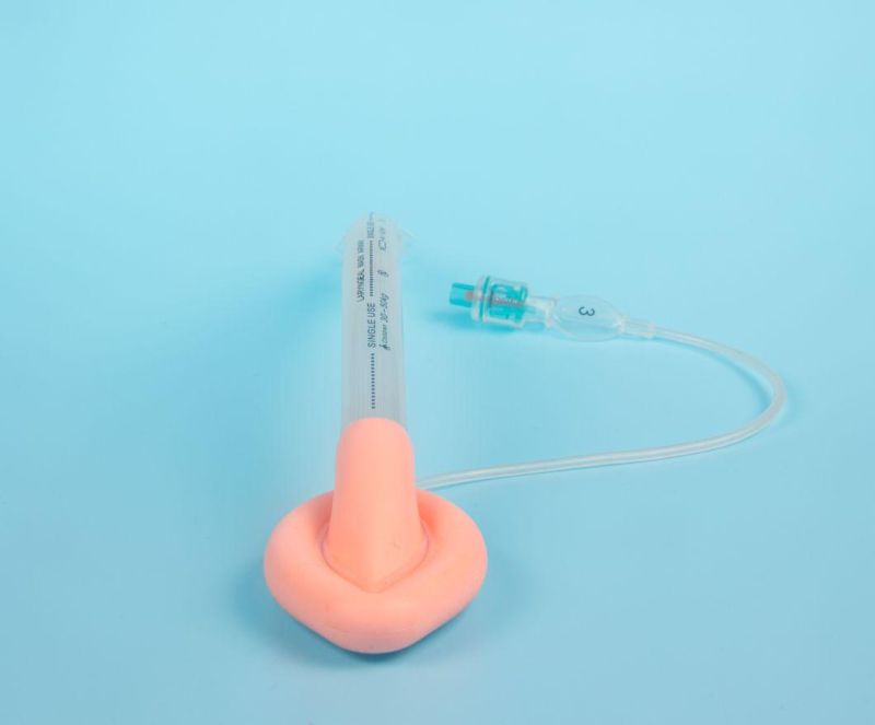 CE ISO Silicone Laryngeal Mask for Single Use