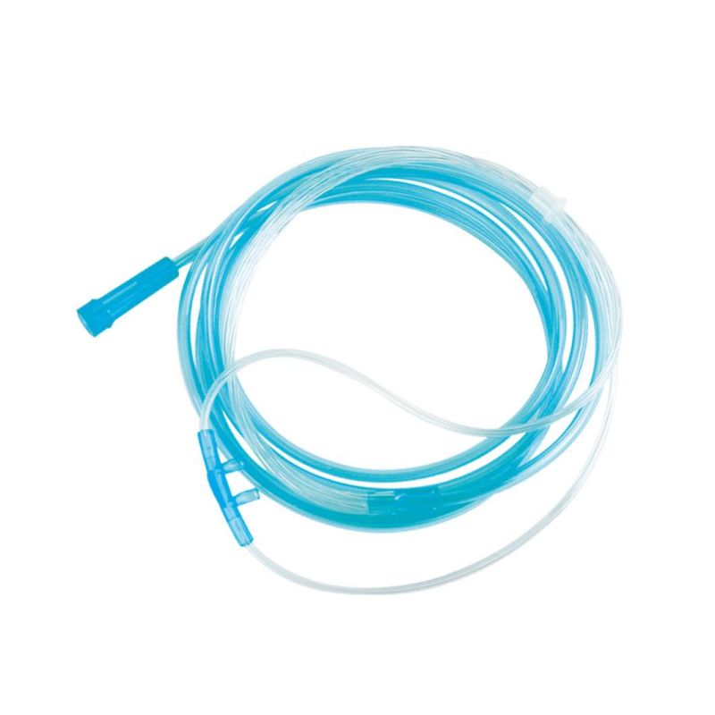 Hot Sale Disposable Medical Soft PVC Nasal Oxygen Cannula Nasal Oxygen Tube with Adult