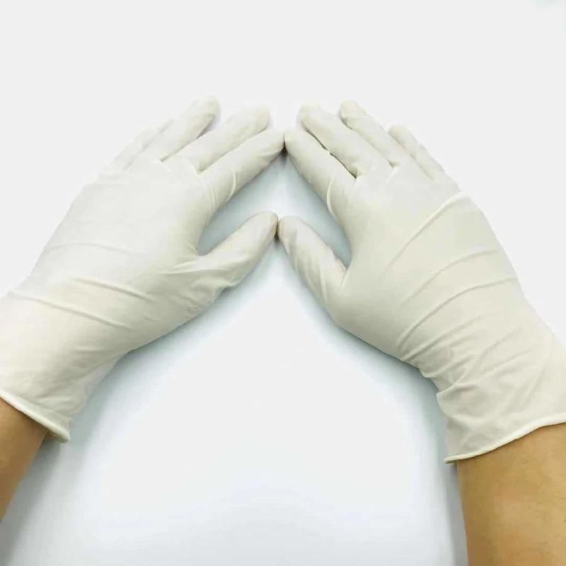 Single-Use Medical Rubber Examination Gloves