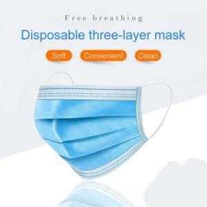 50PCS Face Mask Protective Cotton Mouth Face Masks Anti Dust Mask Windproof Three Layer Mask Independent Packaging