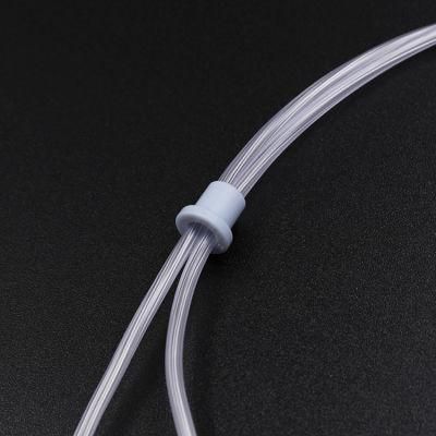 High Quality Medical Standard PVC Nasal Oxygen Cannula 2.1m ISO13485 CE FDA