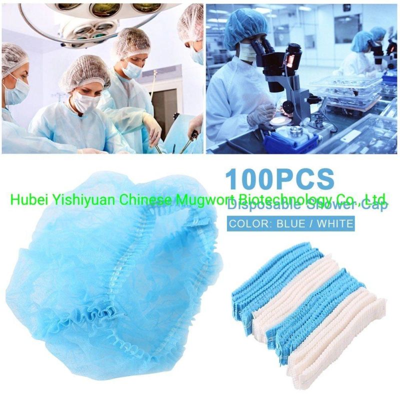 Disposable PP Non Woven Strip Clip Cap Bouffant Head Cover Bouffant Cap